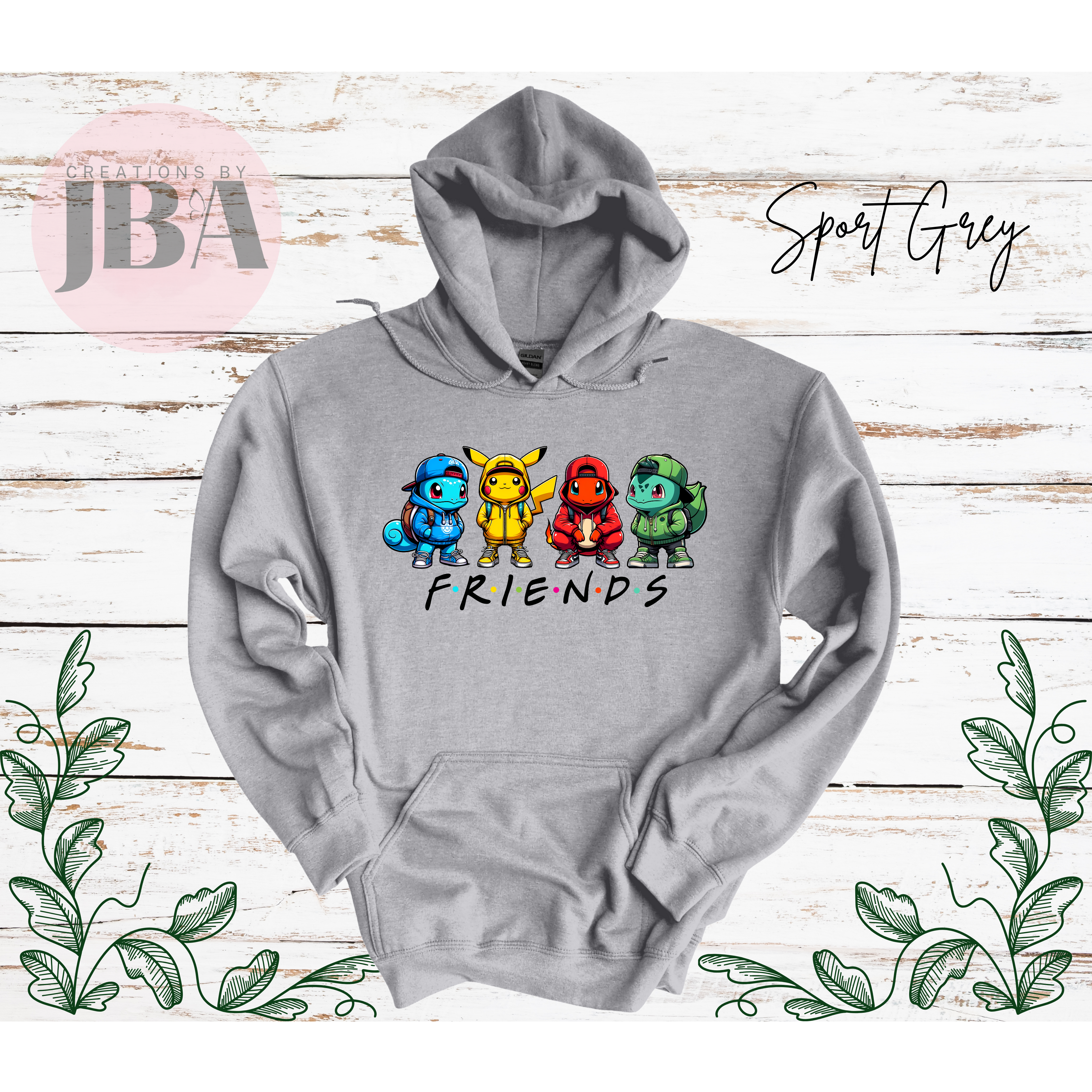 Friends Pokemon Hoodie