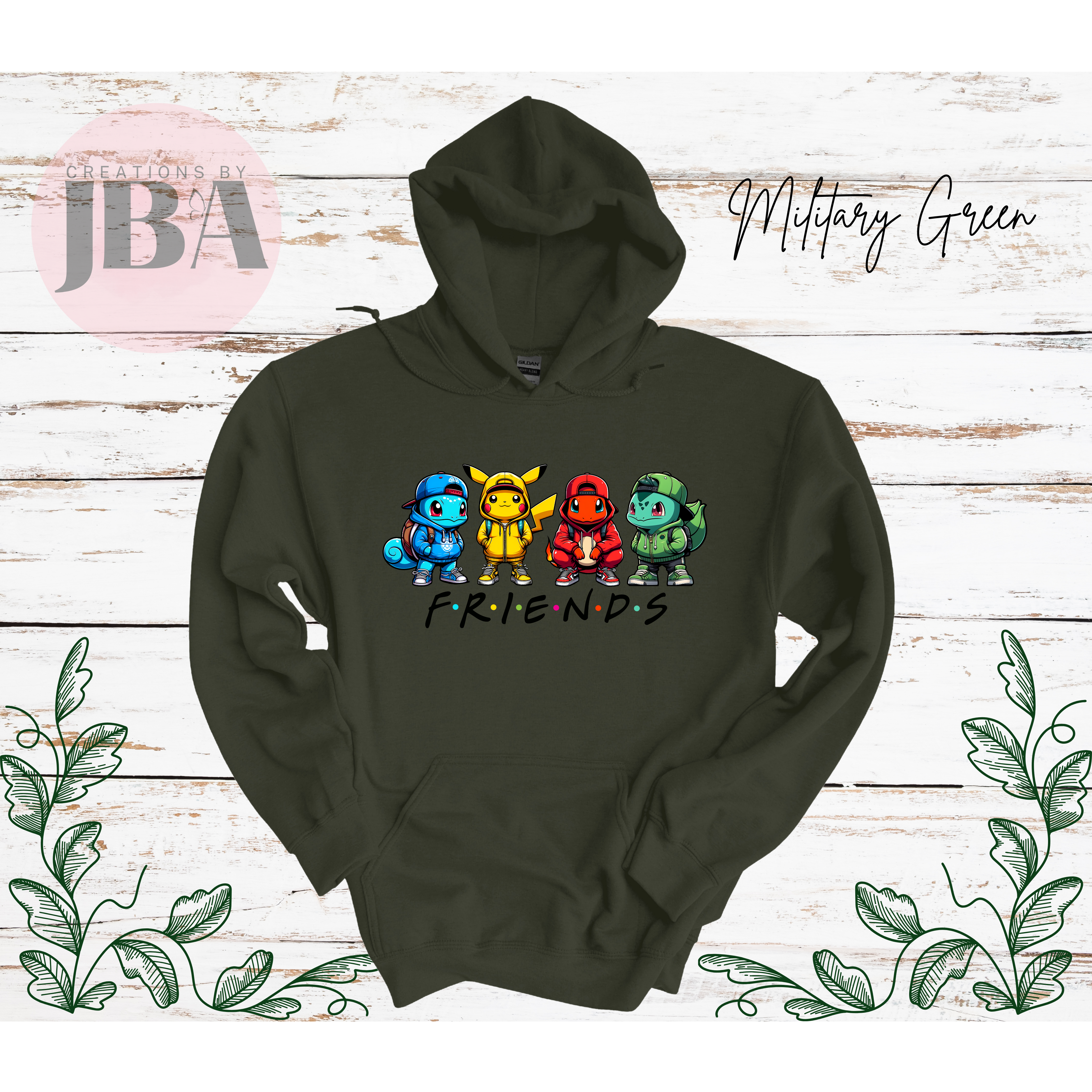 Friends Pokemon Hoodie