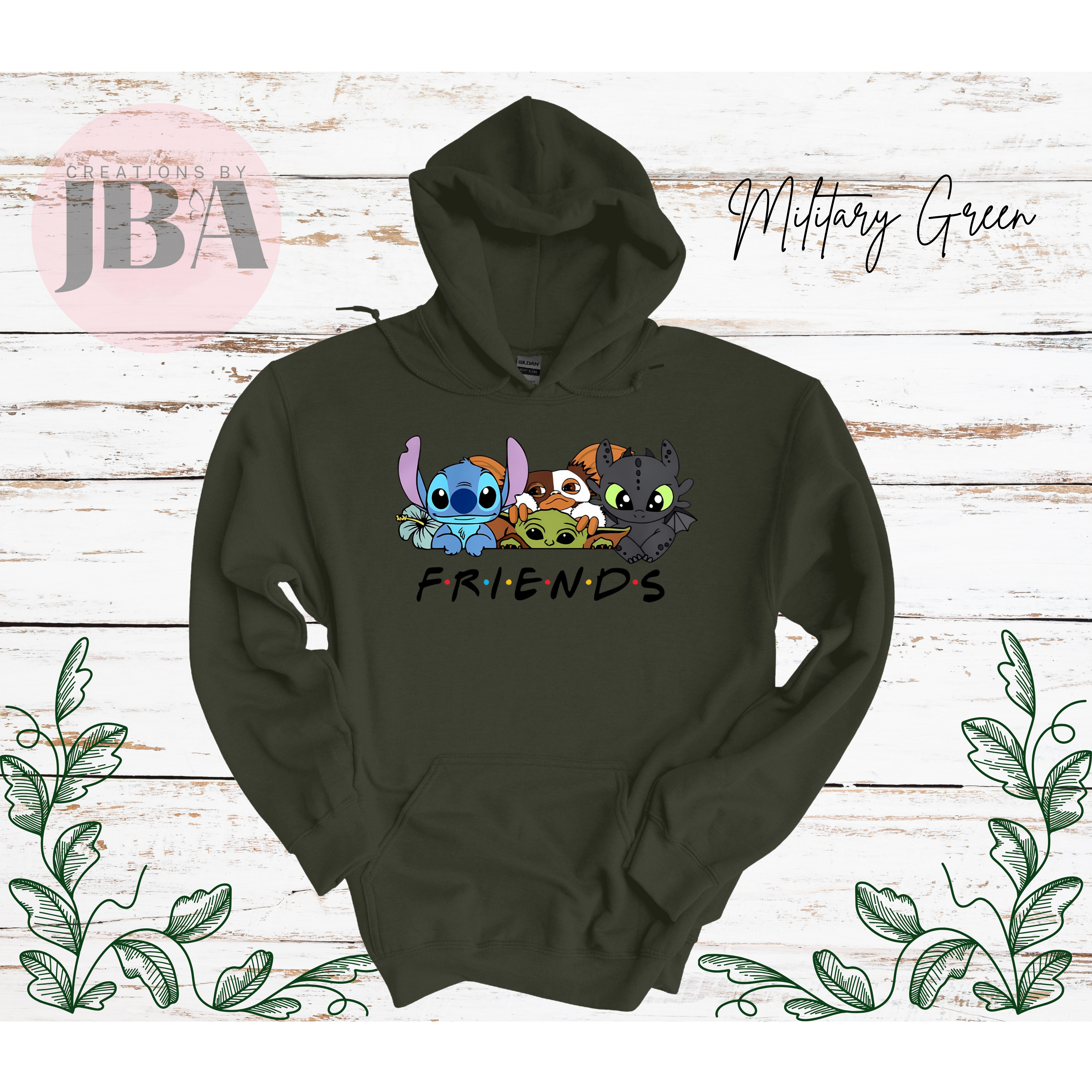 Cute Dragon friends Hoodie
