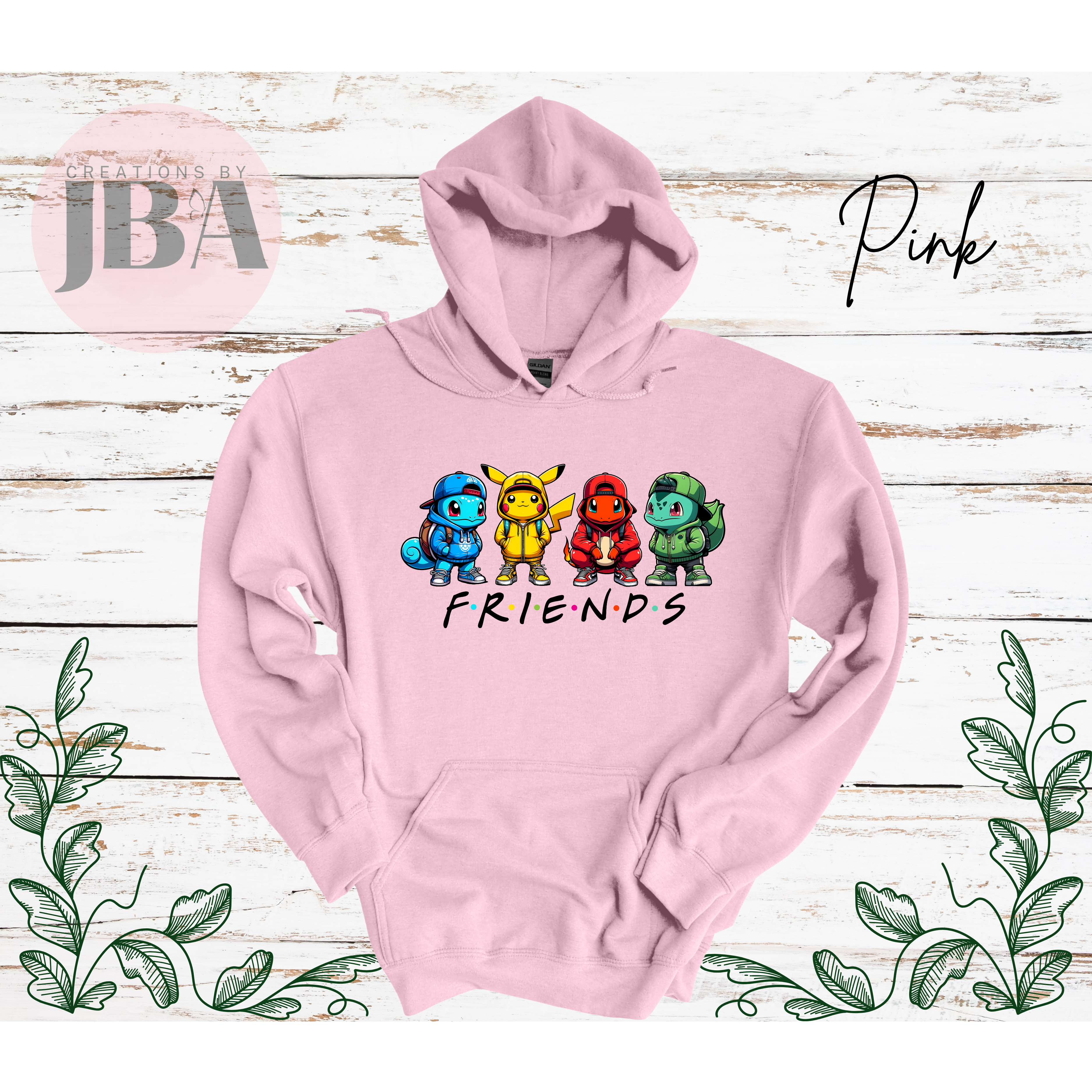 Friends Pokemon Hoodie