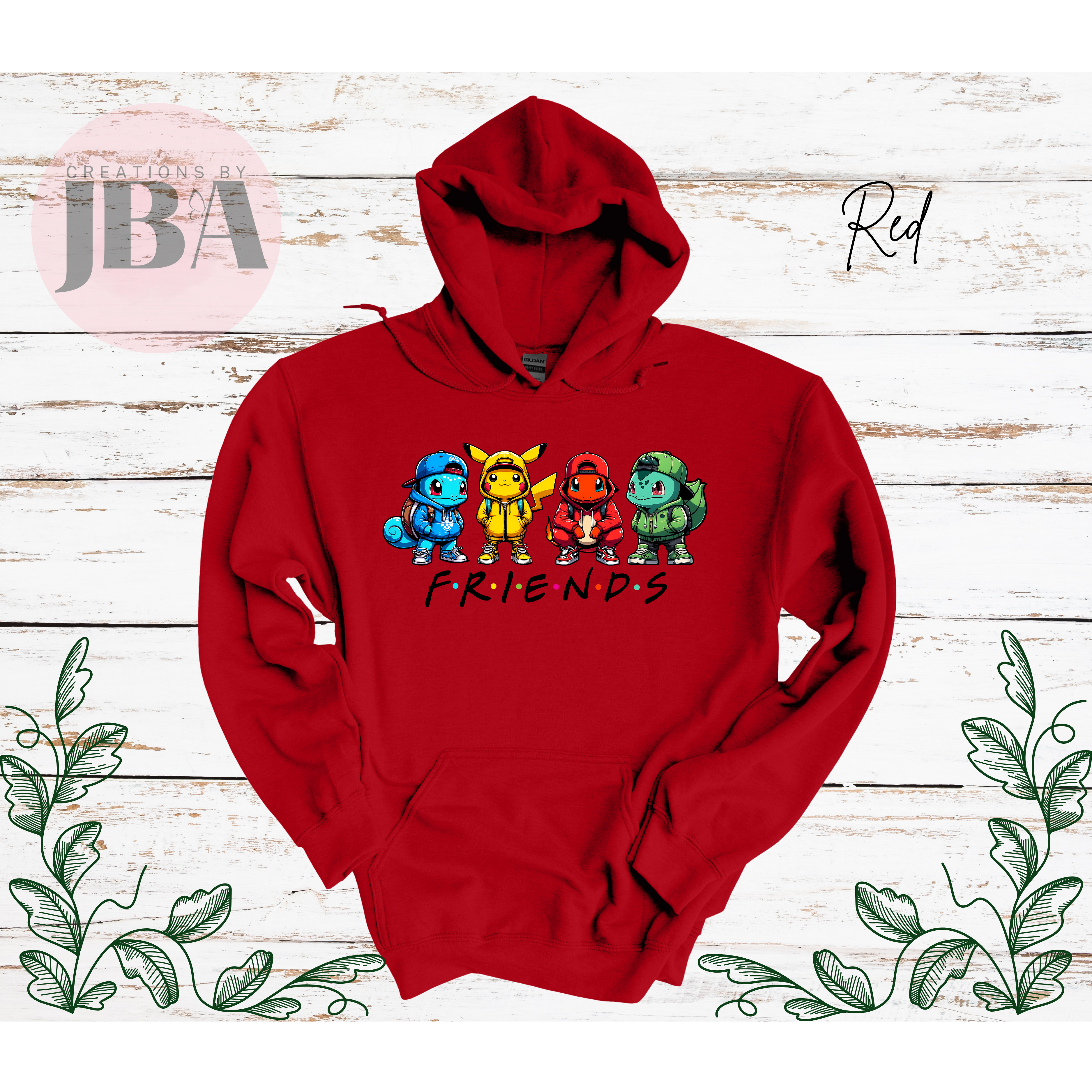 Friends Pokemon Hoodie